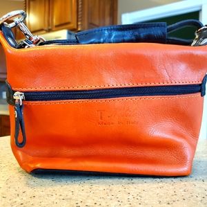 T Nobile Small Leather Italian Handbag